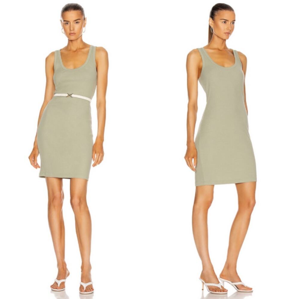 JOHN ELLIOTT Cotton Rib Dress Chaparral Summer Spring Vacation Beach Resort